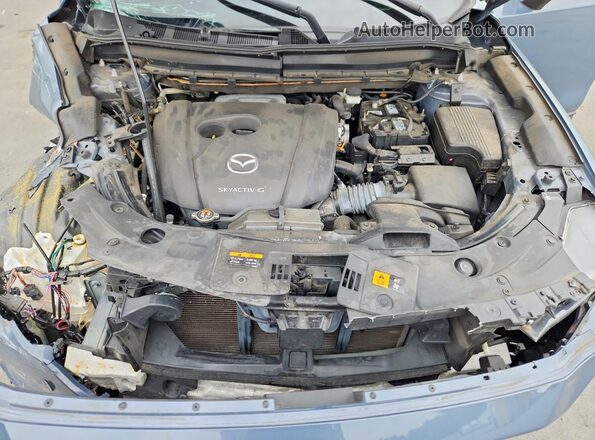 JM3KFACM7M0345700 2021 MAZDA CX-5 Gray Engine compartment view