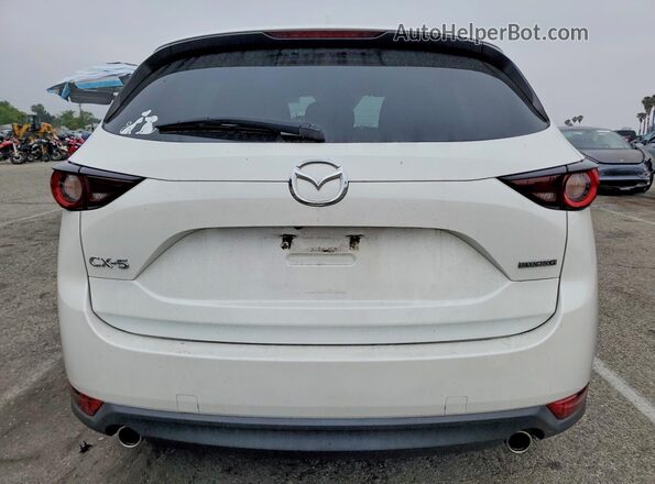 JM3KFACM7M0413266 2021 MAZDA CX-5 White Rear view