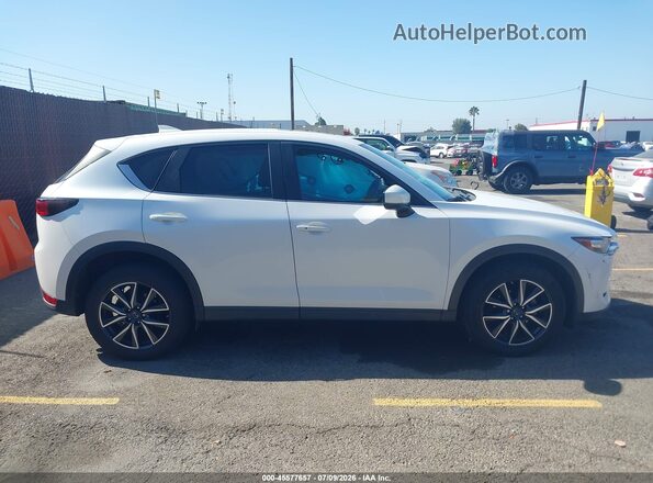 JM3KFACM8J0387546 2018 MAZDA CX-5 White ხელსაწყოთა პანელის ხედი