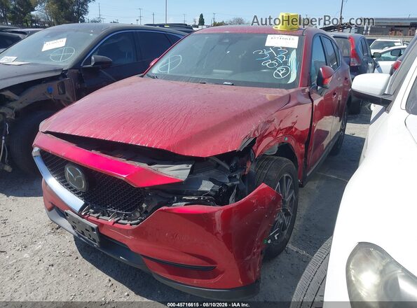 JM3KFACM8J0471320 2018 MAZDA CX-5 Красный Передняя левая четверть