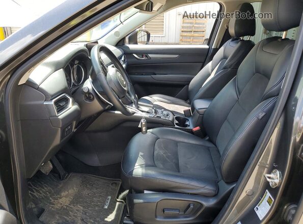 JM3KFACM8K0585948 2019 MAZDA CX-5 Gray Widok wnętrza z przodu