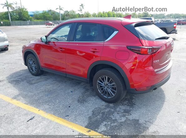 JM3KFACM8M0410344 2021 MAZDA CX-5 Red Հետևի ձախ