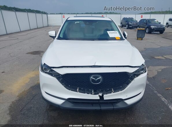 JM3KFACM8M1343237 2021 MAZDA CX-5 White Вид щитка приладів