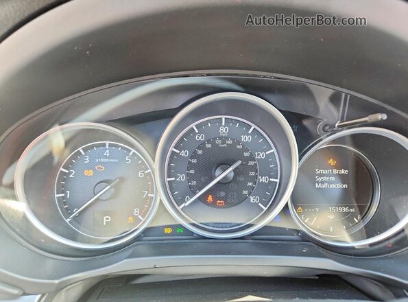 JM3KFACM9J1450728 2018 MAZDA CX-5 Gray ხელსაწყოთა პანელის ხედი