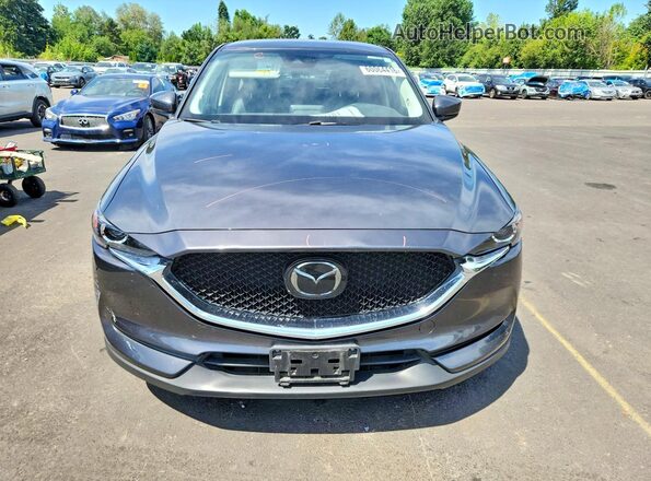 JM3KFACM9J1468761 2018 MAZDA CX-5 Серый Вид спереди