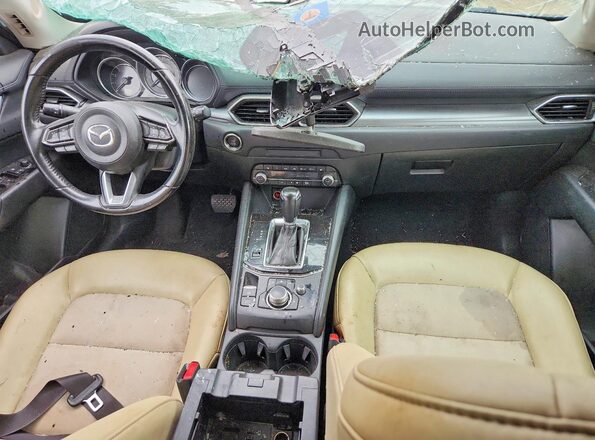JM3KFACM9K0686724 2019 MAZDA CX-5 White Dashboard view