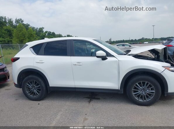 JM3KFACM9L0723515 2020 MAZDA CX-5 White უკანა სალონის ხედი