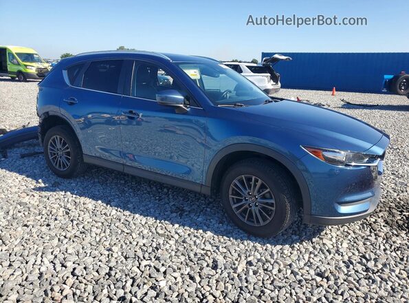 JM3KFACM9L1829215 2020 MAZDA CX-5 Blue Передня права чверть