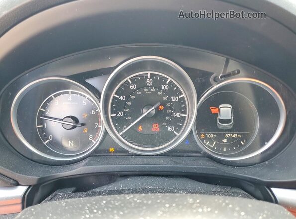 JM3KFACMXL0767748 2020 MAZDA CX-5 Silver ხელსაწყოთა პანელის ხედი