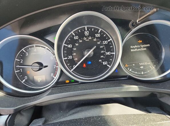 JM3KFACMXM0403878 2021 MAZDA CX-5 Black Widok zestawu wskaźników