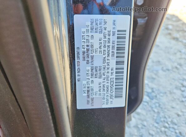JM3KFACMXM0403878 2021 MAZDA CX-5 Black Widok naklejki z numerem VIN
