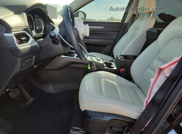JM3KFACMXM0403878 2021 MAZDA CX-5 Black Widok wnętrza z przodu