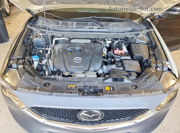 JM3KFACMXM1394822 2021 MAZDA CX-5 Black Widok wnętrza z tyłu