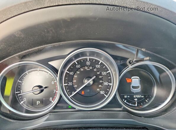 JM3KFACY2M0459851 2021 MAZDA CX-5 Gray Vista del cuadro de instrumentos