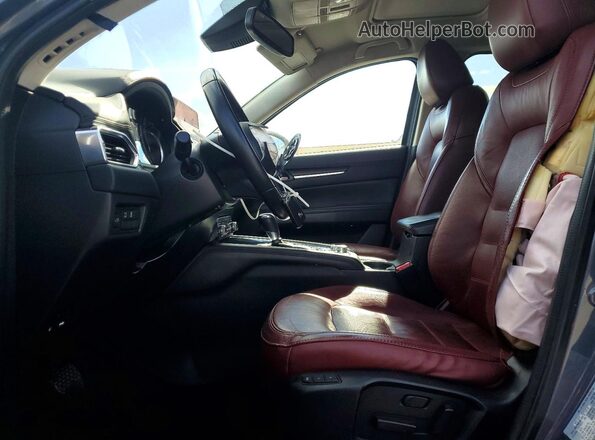 JM3KFACY3M0377966 2021 MAZDA CX-5 Gray Вид салону спереду