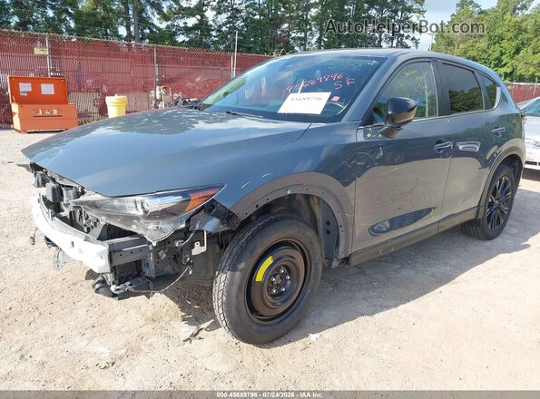 JM3KFACYXM0348514 2021 MAZDA CX-5 Синий Передняя левая четверть