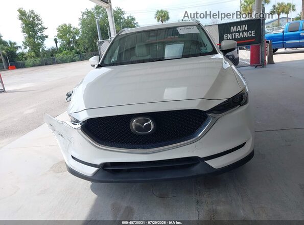 JM3KFADL0H0153028 2017 MAZDA CX-5 White ხელსაწყოთა პანელის ხედი