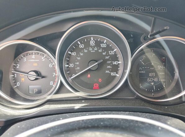 JM3KFADL0H0200610 2017 MAZDA CX-5 White Vista del cuadro de instrumentos