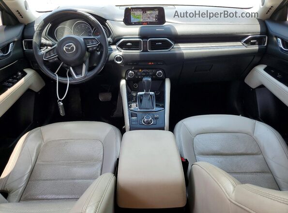 JM3KFADL2H0169912 2017 MAZDA CX-5 White Вид панелі приладів