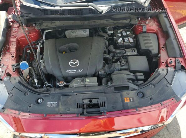 JM3KFADL5H0186347 2017 MAZDA CX-5 Red ძრავის განყოფილების ხედი