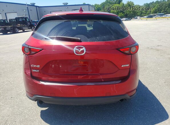 JM3KFADL7H0122164 2017 MAZDA CX-5 Red Rear view