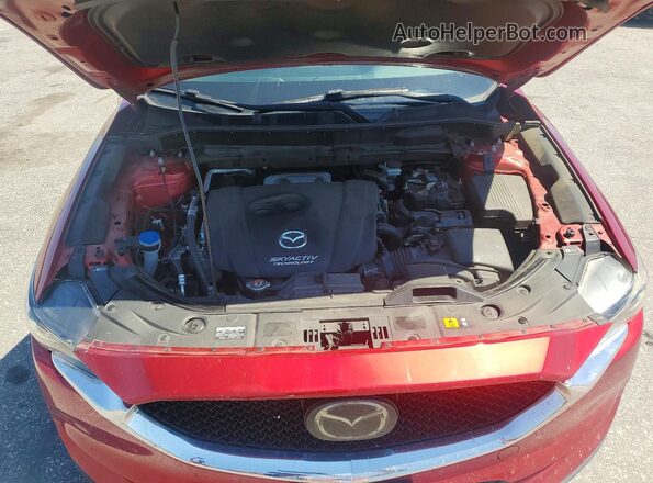 JM3KFADL7H0122164 2017 MAZDA CX-5 Red Engine compartment view