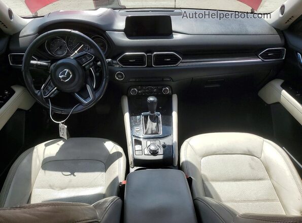 JM3KFADM0J0318039 2018 MAZDA CX-5 Red Առջևի վահանակի տեսք