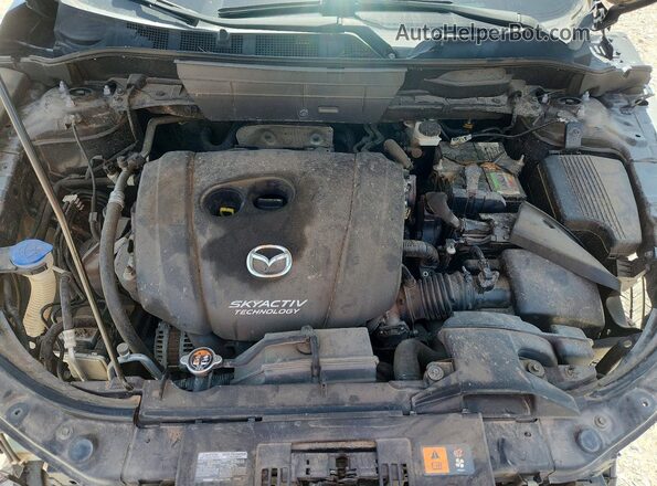 JM3KFADM0J0471066 2018 MAZDA CX-5 Black Vista del compartimento del motor