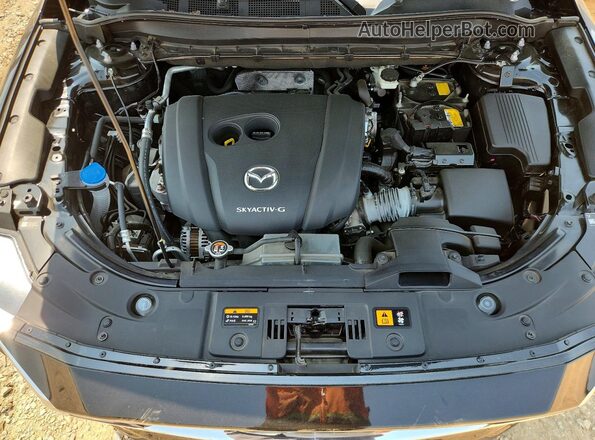 JM3KFADM0M1377378 2021 MAZDA CX-5 Black Вид підкапотного простору