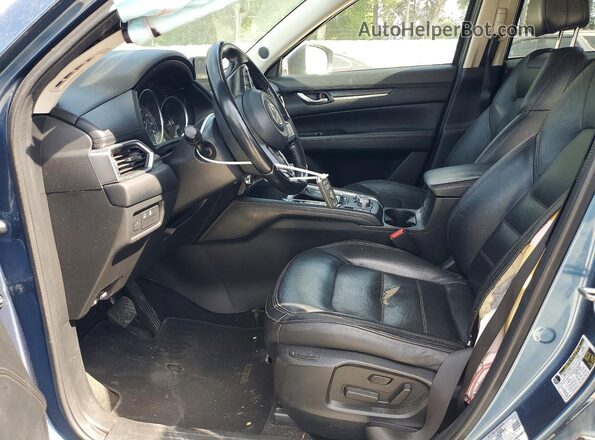 JM3KFADM1J1445831 2018 MAZDA CX-5 Blue Widok wnętrza z przodu
