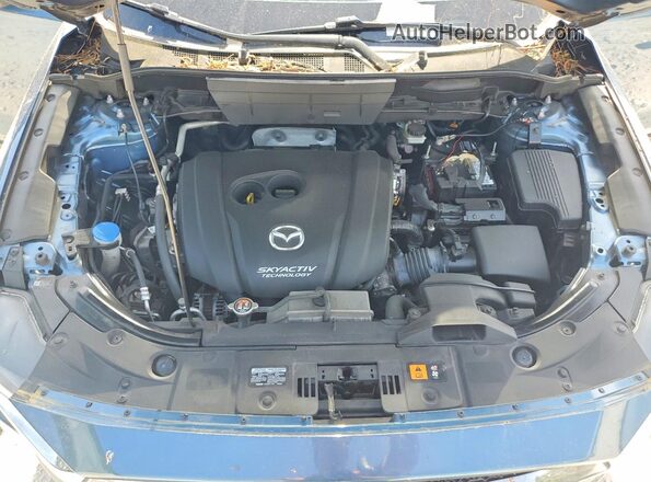 JM3KFADM1J1445831 2018 MAZDA CX-5 Blue Widok komory silnika