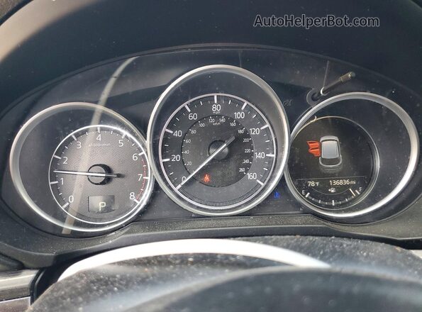 JM3KFADM1J1445831 2018 MAZDA CX-5 Blue Widok zestawu wskaźników