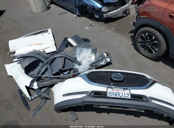 JM3KFADM1L0835367 2020 MAZDA CX-5 White ხელსაწყოთა პანელის ხედი