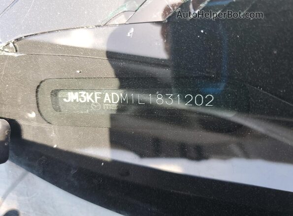 JM3KFADM1L1831202 2020 MAZDA CX-5 Blue Widok komory silnika