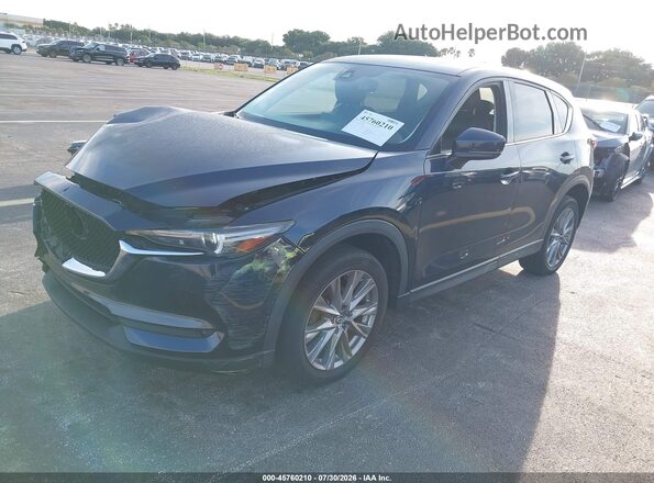 JM3KFADM2M0343481 2021 MAZDA CX-5 Blue Առջևի ձախ երեք քառորդ տեսարան