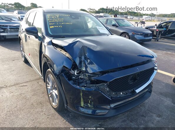 JM3KFADM2M0343481 2021 MAZDA CX-5 Blue Դիմացի տեսք