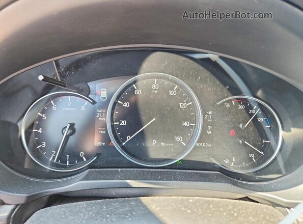 JM3KFADM3M1326666 2021 MAZDA CX-5 Black Սարքավորումների վահանակի տեսք