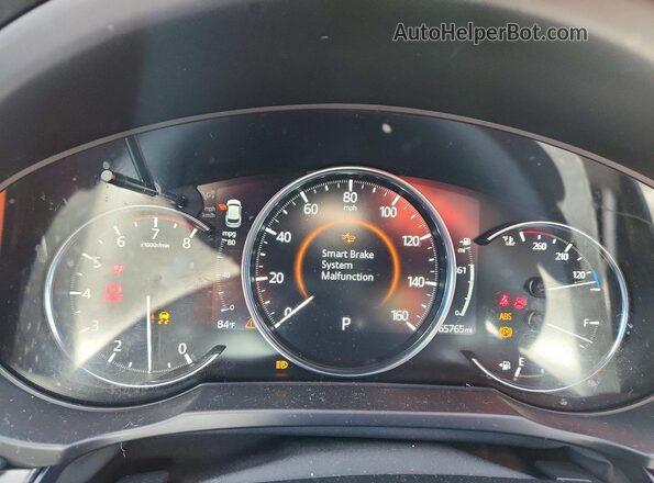 JM3KFADM4M1382129 2021 MAZDA CX-5 Red Սարքավորումների վահանակի տեսք