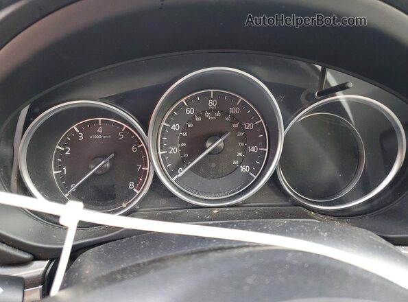 JM3KFADM5J1390817 2018 MAZDA CX-5 White Вид щитка приладів