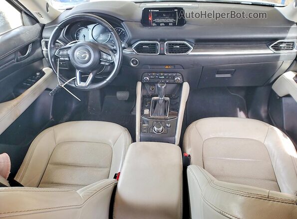 JM3KFADM5L1831607 2020 MAZDA CX-5 Синий Вид панели приборов
