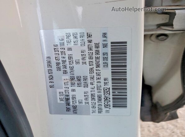 JM3KFADM5M1329052 2021 MAZDA CX-5 White VIN კოდის სტიკერის ხედი