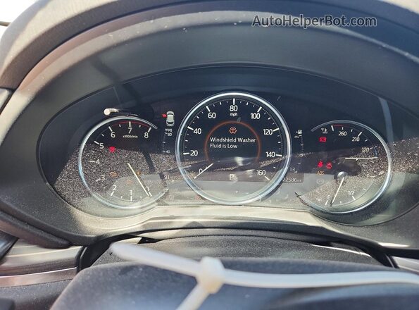 JM3KFADM6L0842489 2020 MAZDA CX-5 White Вид щитка приладів