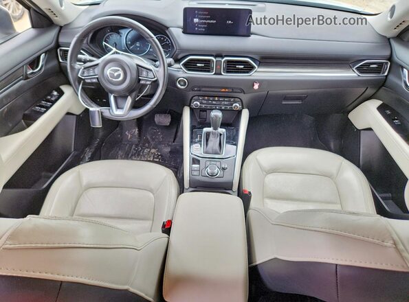 JM3KFADM6M0311049 2021 MAZDA CX-5 White Widok deski rozdzielczej