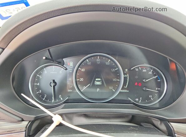 JM3KFADM6M0311049 2021 MAZDA CX-5 White Widok zestawu wskaźników