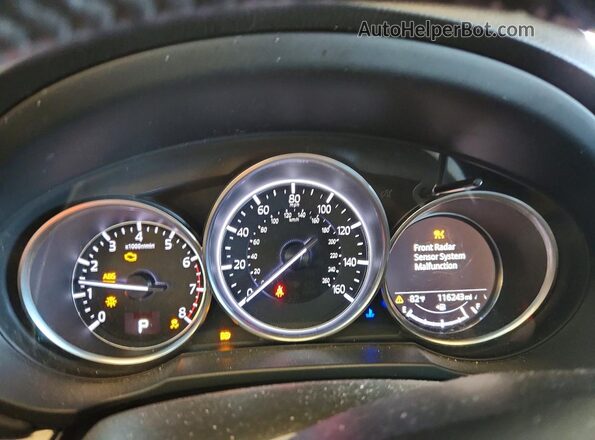 JM3KFADM7J0312240 2018 MAZDA CX-5 Черный Вид щитка приборов