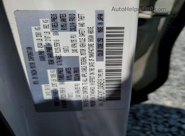 JM3KFADM7J0464518 2018 MAZDA CX-5 White VIN sticker view