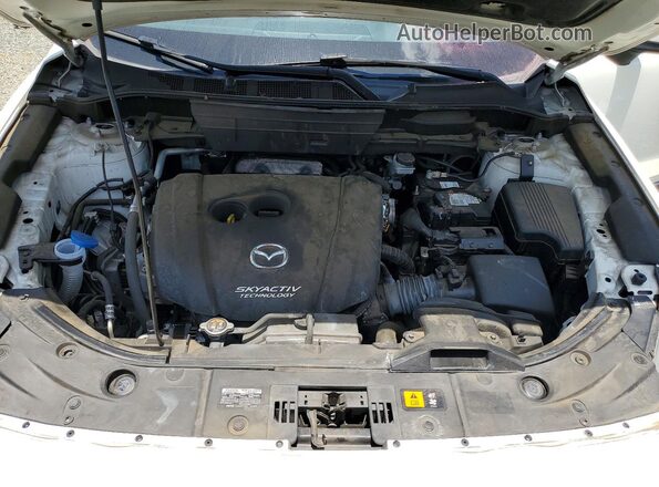 JM3KFADM7J0464518 2018 MAZDA CX-5 White Engine compartment view