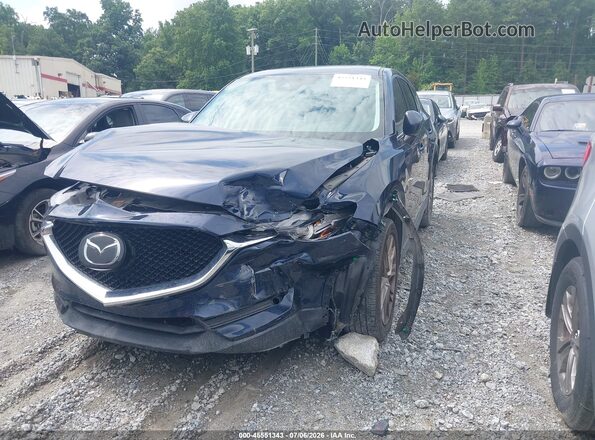 JM3KFADM8M0407197 2021 MAZDA CX-5 Blue წინა მარცხენა ხედი სამი მეოთხედიდან