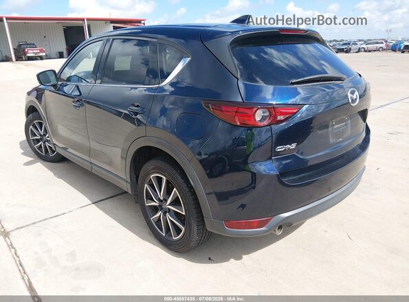 JM3KFADM9J0318931 2018 MAZDA CX-5 Blue Trasero izquierdo