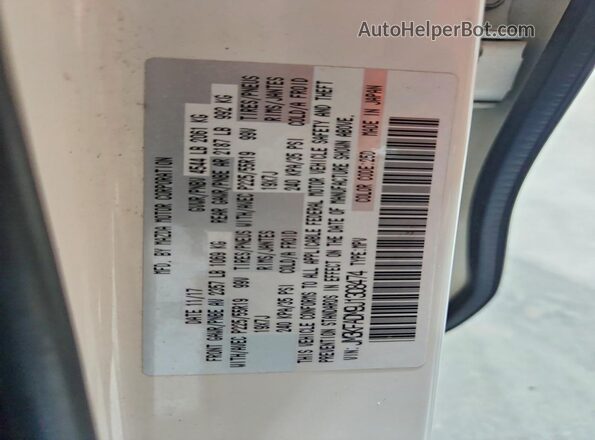 JM3KFADM9J1308474 2018 MAZDA CX-5 White Vista de la etiqueta del VIN